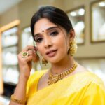 Nyla Usha Instagram – “Let our jewelry brighten our spirits as we illuminate our homes this Diwali. 🪔✨ Celebrate with @joyalukkas and discover a world of gold and diamond jewelry. 🎁✨ Don’t miss out on the Joyful Cashback Festival – shop now and win gift vouchers! Offer ends November 12th. #Joyalukkas #JoyfulCashbackFestival #CelebrateWithJoyalukkas #Diwali #JoyfulDiwali”