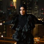 Nyla Usha Instagram - 🖤 . Team💫 Outfit @savannacreations Photography @smadavi Make Up @swapsmakeup Stylist @pushpamathew28