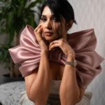 Nyla Usha Instagram - 🎀 . . Team💫 Outfit: @savannacreations MUA: @swapsmakeup Photgrapher: @smadavi Styled by: @pushpamathew28