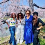 Oprah Winfrey Instagram - Went to Japan on a girls trip in search of cherry blossoms. It rained, was cold, and only saw blossoms in hotel vases—but then we got to experience them on our very last day! Thank you Japan for your generous hospitality 🇯🇵🌸
