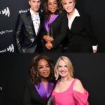 Oprah Winfrey Instagram - From the earliest years in my career, I wanted to create a safe space for LGBTQ+ people to share their stories whether through television, or magazine, or conversations. It’s confounding how limited people were in their prejudices. I got hit with a lot of hate and ignorance when I focused on LGBTQ lives but my intention was clear: Every person deserves to love who they love and be the person they most fully want to be. Thank you @GLAAD for the important work you do but for also honoring me with this year’s Vanguard Award. I dedicate it to my late brother Jeffrey Lee who would’ve loved these liberated times. Thank you @paolopresta and Chilli Pepper for your beautiful words and being a part of my legacy 🏳️‍🌈🙏🏽 Beverly Hilton Hotel, Beverly Hills