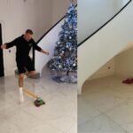 Paddy McGuinness Instagram - Timber!!! After three days of none stop fun and games, along with early signs of gout, I finally managed to sum up enough energy to dismantle the Christmas tree. A bit earlier than normal but these post Christmas energy spurts must be seized upon! When you taking yours down? #christmastree