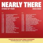 Paddy McGuinness Instagram - All tickets for my shows go on general sale tomorrow from 10am!!! Genuinely excited about going back on tour, seeing you all and rating motorway service stations. #nearlythere #live #friday #tour