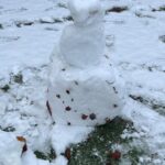 Paddy McGuinness Instagram - “It’s not a Snowman it’s a monster” My son Leo rates Daddy’s Snowman. 😂 I’ve never been any good at building those big carrot nosed rascals!!! Kids loved them though! Beauty is in the eye of the beholder. 😍 #snowman #weekend #christmas