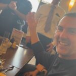 Paddy McGuinness Instagram - Most random day ever! Had a spot of din dins at the fantastic Olympus chippy in Bolton. The waiter insisted on celebrating my birthday? I informed him it wasn’t my birthday? This made not a jot of difference!?!😆🤷🏻 #birthday #olympuschippy