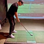 Paddy McGuinness Instagram - Rain didn’t stop play! Training indoors with @markpillinggolfcoaching trying out my new Ping Hybrid. Wonderful stuff! #coaching #golf #indoors