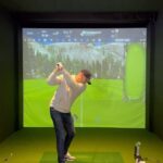 Paddy McGuinness Instagram - A mate of mine told me about @clubhousegolfuk and now I’m skint. 😆 I’ve been 4 times in the last month! They even have a bespoke club fitting room 💦 Christmas is cancelled kids. Priorities!!! ⛳️ 🏌🏽‍♂️#golf #addict #amateur #golflife #clubhousegolf
