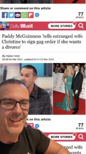 Paddy McGuinness Instagram - Straight up lies. Stress kills folks, don’t let the Bully’s win!!! 💪 PS you know it’s serious when I’m wearing my readers.