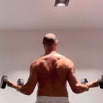 Paddy McGuinness Instagram - This high wire training is a cruel mistress. I’m working on cardio, core strength and the ability to static hold 10k dumbbells for longer than a minute at a time. I’m told it all helps for the big challenge! 😅 Not long now until we’re on that high wire, over a hundred meters in the air for @su2cuk Coming soon to @channel4 #su2c #sweat #tears #vertigo #friday