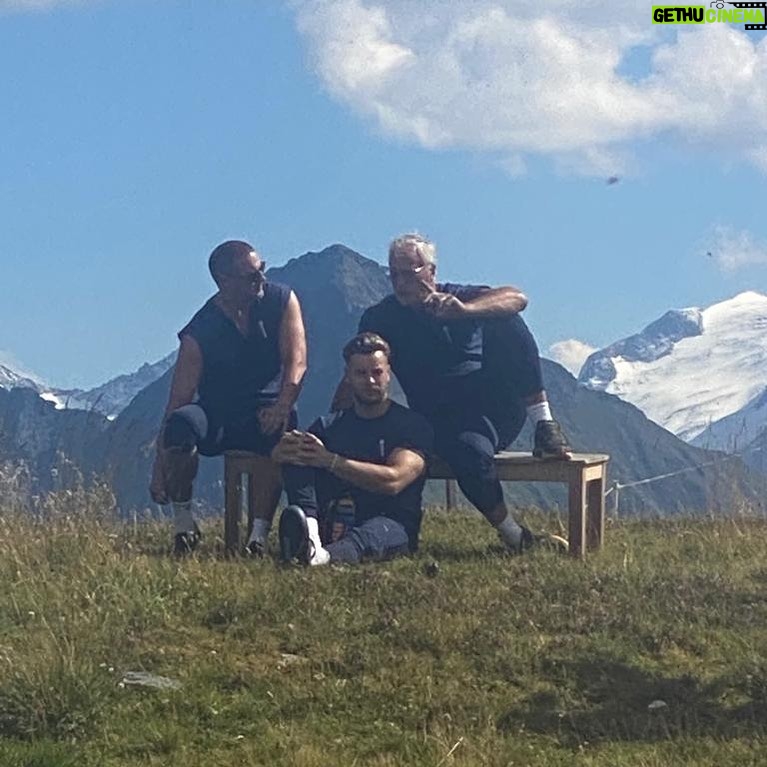 Paddy McGuinness Instagram - In the office talking tic tacs with @davidginolaofficial and @chrishughesofficial A very productive meeting. @su2cuk #austria #su2c #dontlookdown