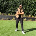 Paddy McGuinness Instagram - Gazing pensively into the middle distance, pushing biceps, the obligatory holding of sunglasses and my £20 quid body warmer. Now we’re modelling!!! @davidgandy_official #natural #vogue #modellife #elitemodel #bornwithit #boltonbeauty