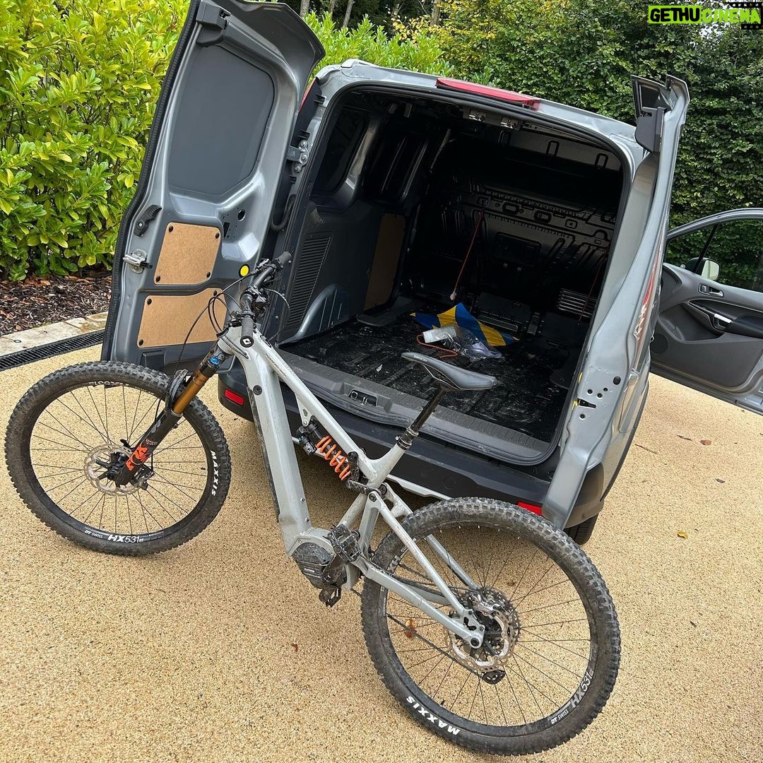 Paddy McGuinness Instagram - Perfect weather for a walk and bike ride. For me there’s two must have modes of transport, Van Bike… I think he plays for Liverpool? #sunday #countryside #mountainbike #walk