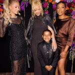 Paris Hilton Instagram - Thank you @TheOnlyJasonLee and @BadGalRiri for hosting such a beautiful dinner for the #HollywoodCares Foundation 💖 I had such a wonderful time being surrounded by incredible philanthropists and advocates who want to create a better world for the next generation! And Jason, thank you again for your kind words, meant so much to me🥹 So proud of you and all the incredible work you are doing for foster children. ❤️ #SlivingForACause ✨ The Little Door
