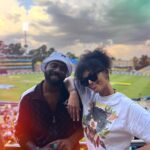Pearl Thusi Instagram - The reason we came outside !!! 🏏 Shout out to my people at #betway #sa20 @sa20_league shout out to my bro @reasonhd_ for pulling up!