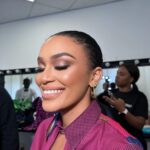 Pearl Thusi Instagram - This face is a reflection of Gods mood the day this face was crafted. #pearlcasso 🖼️ The beat is a reflection of @xola_madube ‘s mood the day she beat it. 😂🤍