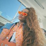 Pearl Thusi Instagram - Relax your shoulders while swiping. 🧡 Morning 😘 Santa Maria Mozambique