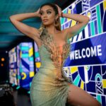 Pearl Thusi Instagram - A big shout out to Bidvest Tank Terminals for the awesome time we had! And the bag! lol. 👗: @gertjohancoetzee 👠: @europaart 📸 : @_anteye MU&H: @graceyhair_official