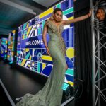 Pearl Thusi Instagram - A big shout out to Bidvest Tank Terminals for the awesome time we had! And the bag! lol. 👗: @gertjohancoetzee 👠: @europaart 📸 : @_anteye MU&H: @graceyhair_official