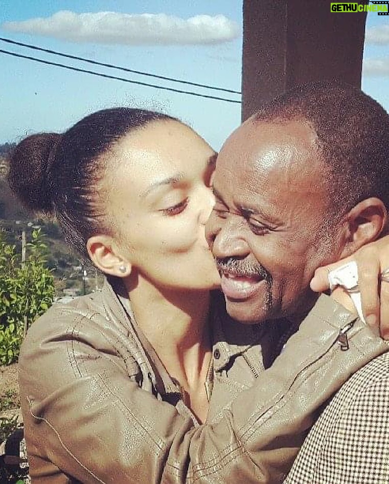 Pearl Thusi Instagram - Hope you’re having the perfect heavenly birthday dad. I miss you more than words could ever describe. My first and forever hero. I know you always got my back 😘 Love you always “Babayi “