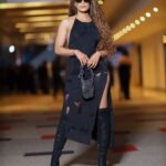 Pearl Thusi Instagram - Black Pearl. Mama Pantha. Boots: @europaart Dress: from @ashluxe @ashluxury by @heliot_emil Bag: @karllagerfeld from @preview_accessories South Africa