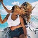 Pearl Thusi Instagram - Life lately…🤍🛥️🌊🐚☀️🏝️ @thando__mokoena Mozambique