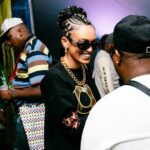 Pearl Thusi Instagram - Cotton fest was a big vibe. Threads by @gertjohancoetzee 💛👌🏽 📸 @ajayxphoto