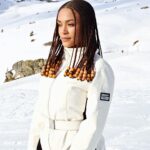 Pearl Thusi Instagram - Pearls on Ice. Entire fit from @preview_designer_collection 🤍 Alpe d'Huez