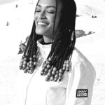 Pearl Thusi Instagram - Pearls on Ice. Entire fit from @preview_designer_collection 🤍 Alpe d'Huez