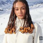 Pearl Thusi Instagram - Pearls on Ice. Entire fit from @preview_designer_collection 🤍 Alpe d'Huez