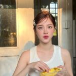 Pimchanok Luevisadpaibul Instagram - มะม่วงพริกเกลือต้าวอั้น 🥭🥭