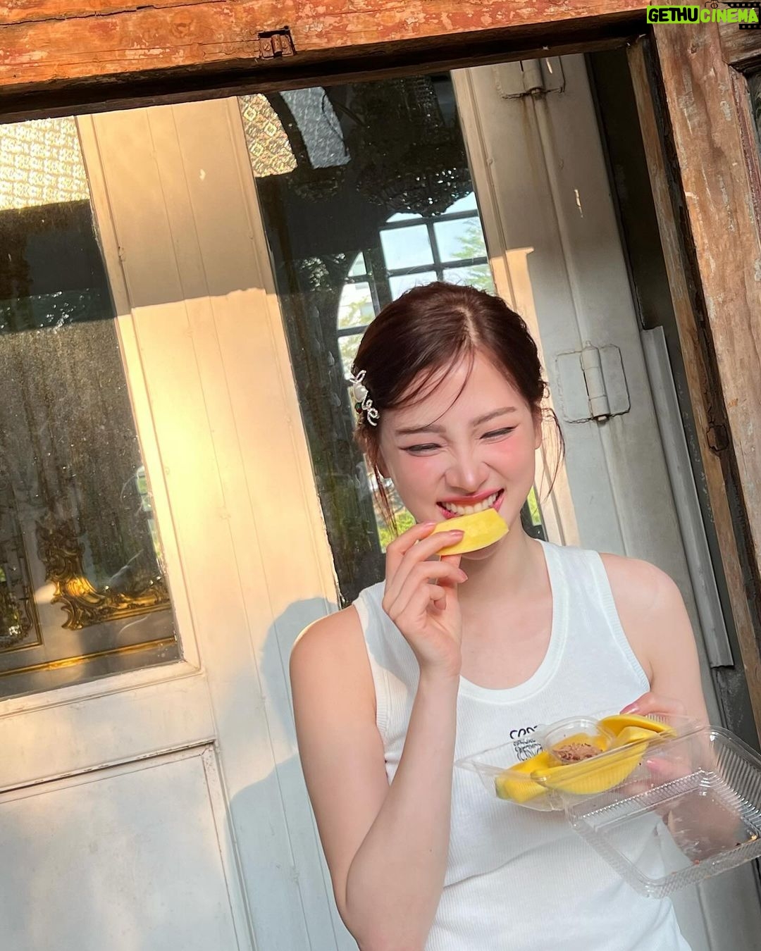 Pimchanok Luevisadpaibul Instagram - มะม่วงพริกเกลือต้าวอั้น 🥭🥭