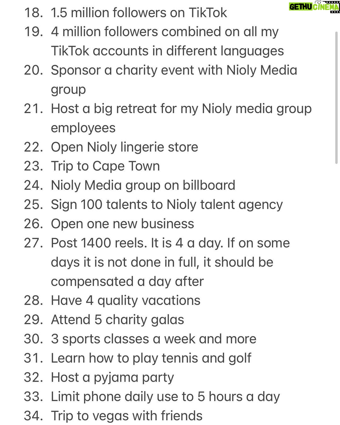 Polina Pushkareva Instagram - Every year I publicly announce all my goals for a new year so you know what you are signing up to watch this year and so you can track my progress ⠀ So my goals for 2024 which I expect to be a year of a hardcore work as ✨always✨ ⠀ 72 goals + 31 personal goal. Let’s do it Aspen, Colorado