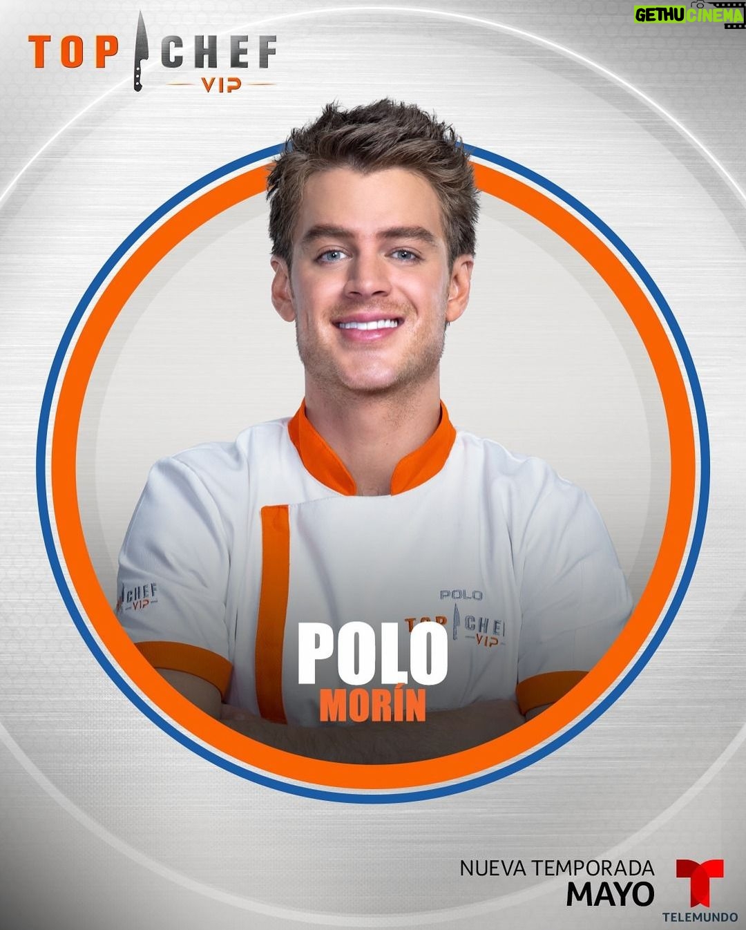 Polo Morín Instagram - ¡ESTO SE PRENDIÓ! 🔥¿Listos para verme en la cocina de TopChefVIP3? 👨🍳🔪👩🍳 Yo estoy más que listo. 🙌 Nos vemos en mayo por Telemundo 👊