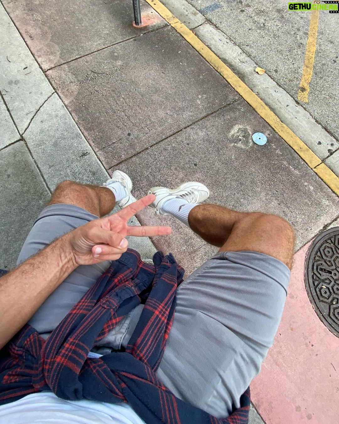 Polo Morín Instagram - Unos perros me hicieron photobomb, me caen bien. 🙃 Miami Beach, Florida
