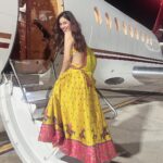 Pooja Chopra Instagram - Runaway bride in @rajattangriofficial ✨ #aboutlastnight 🐝 Udaipur