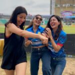 Pooja Chopra Instagram - Get ready to groove as your favorite celebrities @iamishitaraj and @poojachopraofficial hit the dance floor with @poppyjabbal to the beats of “Bom Diggy”! With their infectious energy and killer moves, they’re sure to light up the stadium and get everyone in the party mood. #CCL2024 from February 23rd - March 25th and will be Live on JioCinema and Sony Ten 5. #A23 #Parle2020 #CCLSeason10 #Chalosaathkhelein #CCLonJioCinema #CelebrityCricketLeague #JioCinema @a23rummy @parle2020cookies @bharathicementofficial @officialjiocinema @sonysportsnetwork