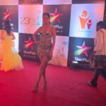 Poonam Pandey Instagram – #FunTimes @theitaofficial 
Celebrating excellence in television at the 23rd ITA Awards! Such an amazing night filled with talented stars, memorable performances, and lots of love. Grateful to be a part of this incredible industry. Cheers to amazing times! 🎉📺✨ #ITAawards #TVcelebration #memorablemoments 
 This gorgeous outfit is designed by @officialsaishashinde 
PR handled by: @picturenkraft @parulchawla9