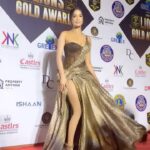 Poonam Pandey Instagram – The OG queen of social media Poonam Pandey @poonampandeyreal won the “Best Interactive Phenomenon face (Female)” at the 29th @lionsgoldawards

This gorgeous gown is designed by @officialsaishashinde 
Thank you for making me look so pretty, your gown was alive & shining on the red carpet ❤️❤️

#PoonamPandey #29thlionsgoldawards