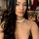 Poonam Pandey Instagram - Caught between Outfit choices and closet chaos- the struggle is real . . #poonampandey #blackdress #wardrobe