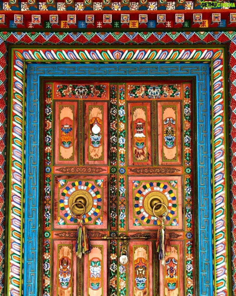 Pranav Mohanlal Instagram - Monastery door - Sarahan, Himachal