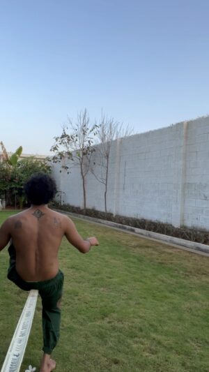 Pranav Mohanlal Instagram - Slackline