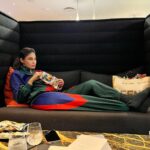 Puja Gupta Instagram - All set to come back to Bharat 🇮🇳 to my family and to my jaans 🐶 🐕 ✈️ 🧳 The Virgin Atlantic Clubhouse @ JFK