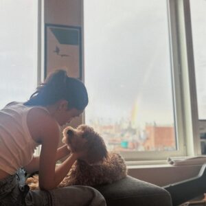 Rachel Zegler Instagram - i spent this year making a few movies, traveling the world, bringing home the best dog, navigating my opinions on myself while the world felt all-too-comfortable sharing theirs, yet feeling the most love in the world from those who count, wearing pretty dresses, releasing two movies, feeling real support from incredible women on two press tours (!!!), catching many common colds, losing luggage, learning new recipes, finding luggage, being in the #1 movie in the world two weekends in a row (!!!!!!), catching butterflies, making friends, bidding farewell to loved ones, minding my own business, and writing music, all at the side of the love of my life. i hope you spent 2023 well. i hope 2024 finds you even better. i hope you are kinder in the world, kinder to yourself, kinder to those you’ll never know. more love next year. see you then. <3