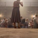 Rachel Zegler Instagram - i made the choice to sing live for every take throughout filming the hunger games: the ballad of songbirds and snakes. especially for a moment like this, where coriolanus is reacting to lucy gray’s song that she’s written for him— a declaration of love and trust— which became everyone’s favorite song in the film. this is a behind-the-scenes clip i captured of the acoustics within the space in duisburg, germany, with our amazing extras and dancers (!!!) whilst filming tom’s coverage of “pure as the driven snow”. i remain so thankful for moments in my career where i get to share my voice. it was my stepping stone into filmmaking, after all. and, of course, i am always super grateful to my filmmakers for believing in me and encouraging me. the album for our film, including these brilliant songs by dave cobb and sung by me (among other amazing artists), and ‘can’t catch me now’ by the incomparable @oliviarodrigo, is available for streaming now on all platforms! i spent my weekends during shooting in the studio w/ dave (via zoom) and francis, tanera, nina, cam, hadie, and greg to bring these songs from suzanne’s mind to life. i couldn’t be prouder of this music and this film. ‘the hunger games: the ballad of songbirds and snakes’ is out in theaters and imax NOW! 🩷🐍🕊️
