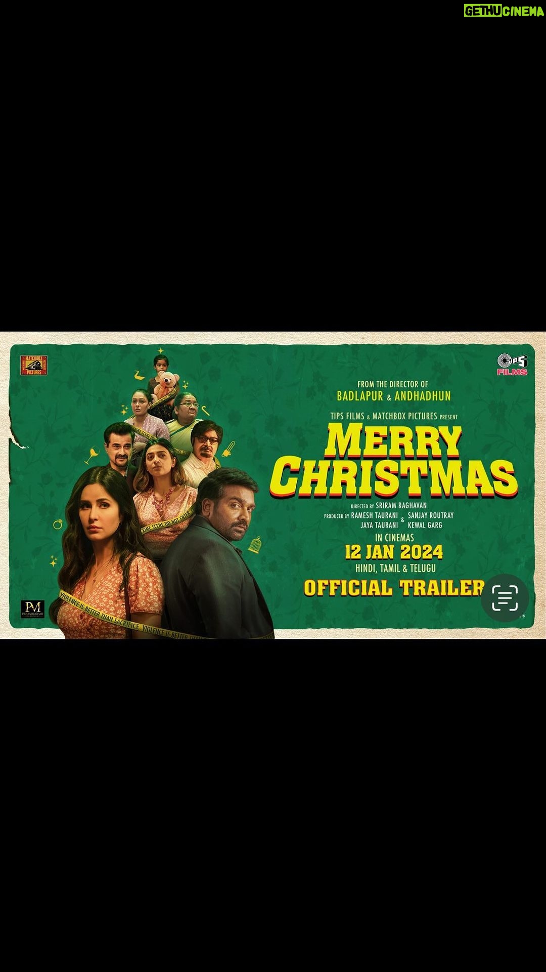 Radhika Apte Instagram - Presenting the #MerryChristmasTrailer - Hindi 🎁✨ In cinemas on 12th Jan 🎄 #MerryChristmasTrailerOutNow #SriramRaghavan @tipsfilmsofficial @matchboxpix @rameshtaurani @sanjayroutraymatchbox @jaya.taurani #KewalGarg @katrinakaif @actorvijaysethupathi @sanjaykapoor2500 @pathakvinay #TinnuAnand @radhikaofficial @pratimakannan @ashwinikalsekar @gayathrieshankar #PariSharma @ipritamofficial @vidushak #PoojaLadhaSurti #ArijitBiswas #AnukritiPandey #MadhuNeelakandan @mayursharma22011 #MadhuApsara @vishal_bajaj_1603 @daniel.b.george @anaitashroffadajania Music on @tips