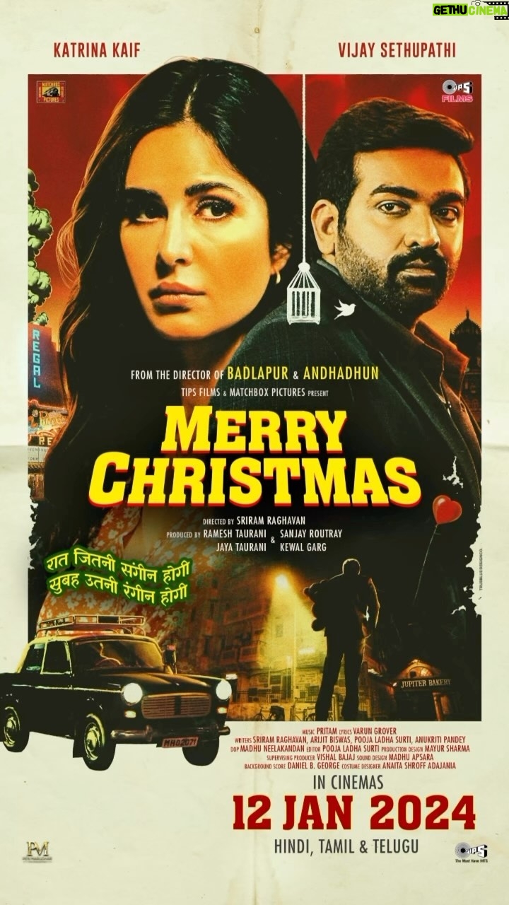 Radhika Apte Instagram - #MerryChristmas Trailer out on 20th December 🎄✨ #SriramRaghavan @tipsfilmsofficial @matchboxpix @rameshtaurani @sanjayroutraymatchbox @jaya.taurani #KewalGarg @katrinakaif @actorvijaysethupathi @sanjaykapoor2500 @pathakvinay #TinnuAnand @radhikaofficial @pratimakannan @ashwinikalsekar @gayathrieshankar #PariSharma @ipritamofficial @vidushak #PoojaLadhaSurti #ArijitBiswas #AnukritiPandey #MadhuNeelakandan @mayursharma22011 #MadhuApsara @vishal_bajaj_1603 @daniel.b.george @anaitashroffadajania Music on @tips