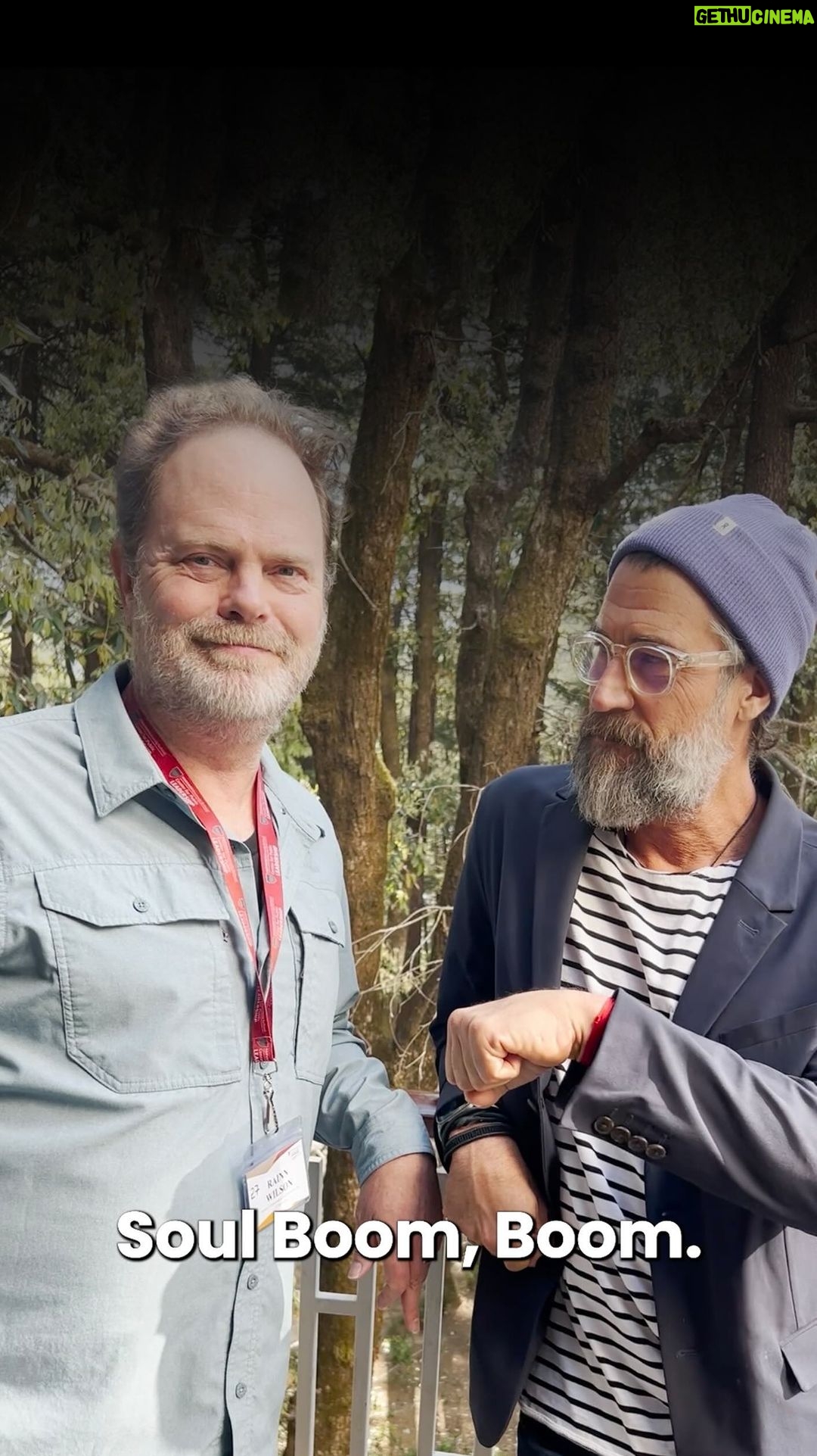 Rainn Wilson Instagram - Super proud to be supporting @rainnwilson ‘s brand new pod @soulboom via our new venture @voicingchange media. The first episode is out and is so good! Check it out. Available everywhere. Additionally, I can’t wait to tell you more about our experience with the Dalai Lama. Coming soon. ✌🏼🌱 - Rich