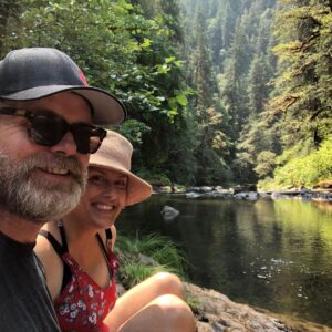 Rainn Wilson Instagram - 28 years ago, on the banks of the Kalama River in Washington State, I married the love of my life, @holidayreinhorn. We’ve had an exhilarating, magical (and sometimes challenging!) journey but I’m in awe at your strength, beauty, brilliance and wisdom. I’m grateful and humbled to be your partner on this crazy path. Thank you for the poetry. xoxo