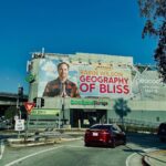 Rainn Wilson Instagram - This sign is right in Hollywood right off of the 101 freeway, about half a mile from my first apartment when we first moved to LA. I paid $650 a month for a one bedroom the size of a shoebox. I had just arrived from New York, where I had only done theater, and I was striking out in the new arenas of television and film in and about the year 2000. That year I did TV minor guest actor roles on Charmed and CSI. I was also teaching acting to foreign students at a hole in the wall school on Hollywood Boulevard that my friend ran. I was in a constant battle to pay my bills, and I was in a constant internal battle… wondering if I would ever really make it in showbiz. Or if I should move back to my hometown of Seattle with @holidayreinhorn and give up on the whole enterprise. Sell salmon or something. And now? My giant head on the side of a Hollywood self storage facility. Visible to the Rush of cars streaming down the 101 towards downtown. Practically visible from the window of my first apartment in Hollywood all those years ago. I guess I “made it.” Weird. So grateful to be a part of this amazing show. A show that actually makes the world a better place. Finding happiness in different cultures and bringing those findings home for you the viewer. And for me the fucked-up host. #GeographyofBliss on @peacock