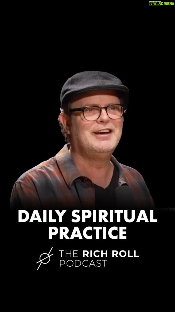 Rainn Wilson Instagram - “We are a part of something greater and more beautiful than ourselves.” A slice of my exchange with @RainnWilson back on episode 749. For more spiritual goodness, check out @SoulBoom the podcast launching April 9th. ✌🏼🌱 - Rich